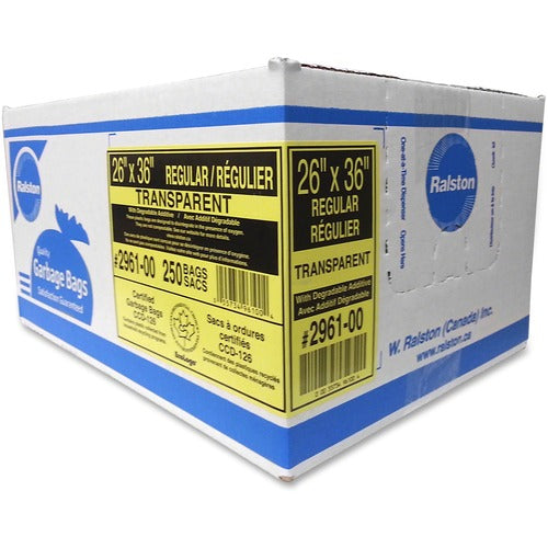 Ralston Regular-Strength Industrial Trash Bags RLS296100