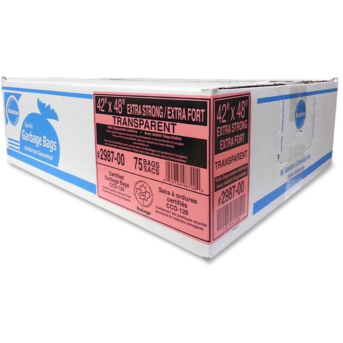 Ralston Transparent Industrial Strength Trash Bags RLS298700