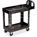 Rubbermaid Flat Shelf Utility Cart FG450088BL