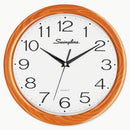 Swingline 12" Woodgrain Round Wall Clock 27007