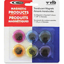 Filemode Round Translucent Colourful Magnets 61218