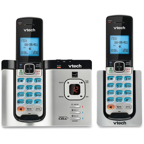 VTech Connect to Cell DS66212 DECT 6.0 Cordless Phone VTEDS66212