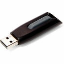 Microban 256GB Store 'n' Go V3 USB 3.2 Gen 1 Flash Drive - Gray 49168
