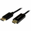 StarTech.com 6ft (2m) DisplayPort to HDMI Cable, 4K 30Hz Video, D DP2HDMM2MB