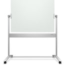 Quartet Infinity Magnetic Glass Easel, 4 Caster, 4' x 3' 20209