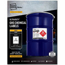 Avery UltraDuty&trade; GHS Chemical Labels 8-1/2" x 11" , fo 60501