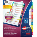 Avery Ready Index&reg; Customizable Table of Contents Divide 11842