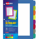 Avery Big Tab&trade; UltraLast&trade; Plastic Dividers for L 24901