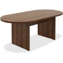 Lorell Chateau Series Walnut Oval 6' Conference Table 34337