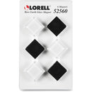 Lorell Square Glass Cap Rare Earth Magnets 52560