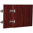 Lorell Essentials Mahogany Wall Hutch Door Kit 59572