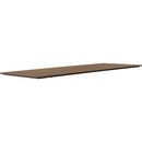 Lorell Electric Height-Adjustable Walnut Knife Edge Tabletop 59614