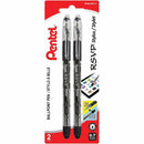 R.S.V.P. Stylus Ballpoint Pen, (0.7mm), Black Ink, 2PC Pack BK90LBP2A