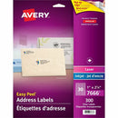Avery Rectangle Clear Labels with Easy Peel&reg;1" x 2-5/8"  7666