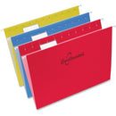Continental 1/5 Tab Cut Letter Recycled Hanging Folder 30825