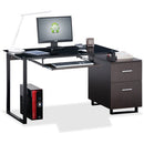 Heartwood Alnair Reversible Single Pedestal Desk AR136124CH