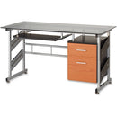 Heartwood Kuma Storage Pedestal Glass Desk KA115526CG