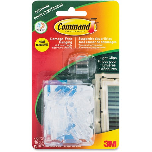 Command Outdoor Light Clips MMM17017CLRA