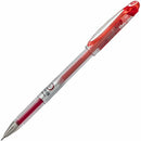Pentel Arts Slicci (0.25mm) Extra Fine Tip Gel Pen - Red Ink BG202B