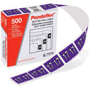 Pendaflex End Tab Year Labels - 2017 - Purple - 500/Pack 06717