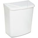 Hospeco (201w) ABS plastic receptacle 10"x 8"x 5" HG250