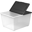 Storex 60L Flip Top File Storage Tote 00900U04C