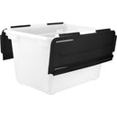 Storex Swing Top File Storage Tote 00903U04C