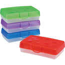Storex Carrying Case Pencil, Pen, Art Supplies, Paper Clip, Glue  61605B12S