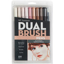 Tombow Dual Brush Art Pen 10-piece Set - Portrait Colours 56170