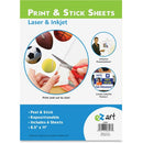 U.S. Stamp & Sign Print/Stick Letter Size Sheets 6097