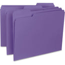 Business Source 1/3 Tab Cut Letter Recycled Top Tab File Folder 99717