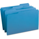 Business Source 1/3 Tab Cut Legal Recycled Top Tab File Folder 99719