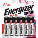 Energizer MAX Alkaline AA Batteries E91BW12EM