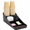 Mind Reader EMS Mind Trove 7-Condiment Coffee Organizer COMP7BLK