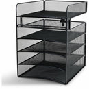 Safco Onyx Horizontal Hanging Desktop Storage 3240BL