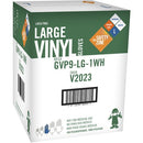 Safety Zone Powder Free White Vinyl Gloves GVP9LG1WH