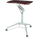 Lorell Mahogany Laminate Top Mobile Laptop Caddy 84839
