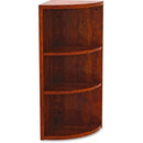 Lorell Essentials Series Hutch End Corner Bookcase 69890