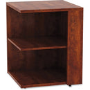 Lorell Essentials Series Cherry Laminate Square Bookcase 69894
