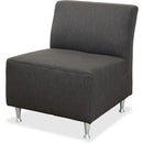 Lorell Fuze Modular Series Armless Lounge Chair 86911
