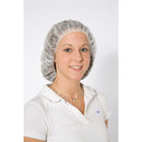 Safety Zone White Bouffant Caps DBWH211