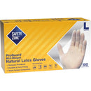Safety Zone Powdered Natural Latex Gloves GRDRLG1T