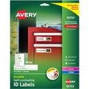 Avery Easy Align Self-Laminating ID Labels 00753