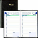 Blueline Daily Planner 8"x 5" Bilingual, Black C150481B
