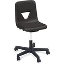 Lorell Classroom Adjustable-Height Padded Mobile Task Chair 99913