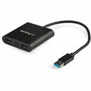 StarTech.com USB 3.0 to Dual HDMI Adapter, USB to 2x HDMI Monitor USB32HD2