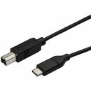 StarTech.com 0.5m USB C to USB B Printer Cable - M/M - USB 2.0 -  USB2CB50CM
