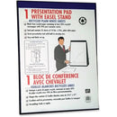 NCR Paper Plain Sheet Presentation Pad Easel Stand 94350601