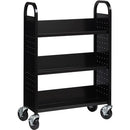 Lorell Single-sided Book Cart 99933