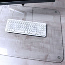 Floortex Desktex&reg; Glaciermat Glass Desk Pad - 19" x 24" FCDE1924G